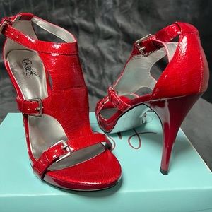 Carlos by Carlos Santana Red Patent Leather Heel